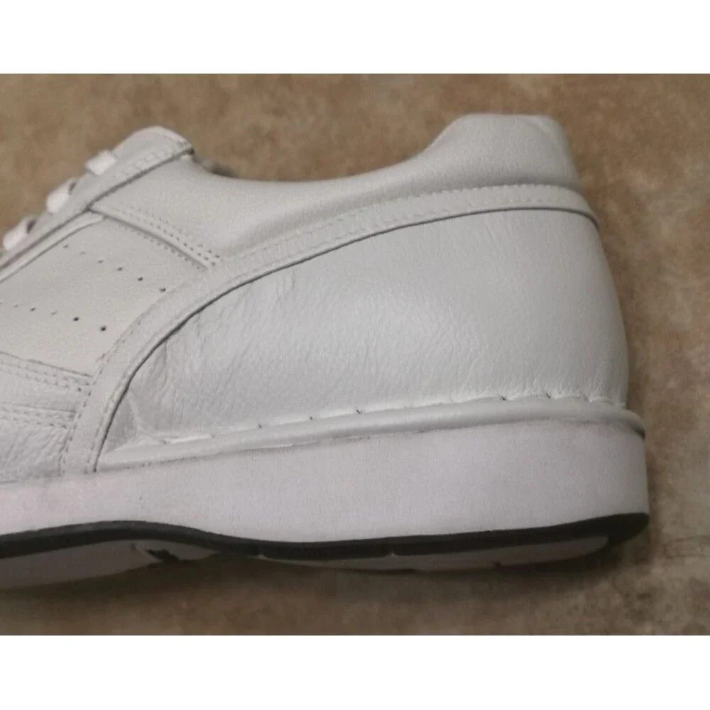Rockport K71098 Prowalker White Leather Walking Sneaker Shoes Mens Size 9W